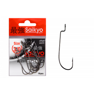 Крючки Saikyo BS-2311 BN №3/0 (10 шт) Крючки Saikyo BS-2311 BN №3/0 (10 шт)